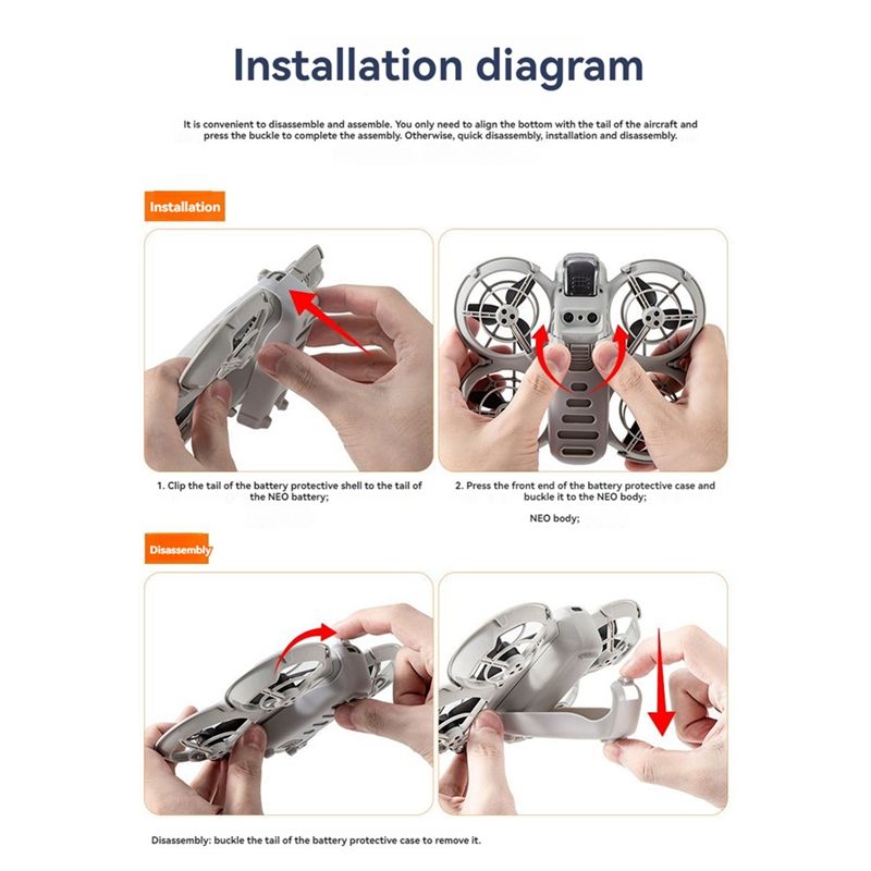 Drone Gimbal For Gopro - DJI NEO 드론 바디 짐벌 카메라