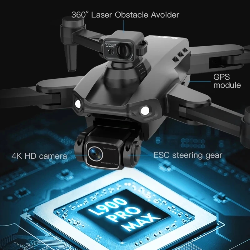 L900 Pro MAX GPS 드론 4K 전문 HD 듀 - Drone Gimbal Brushless 리뷰 및 가격