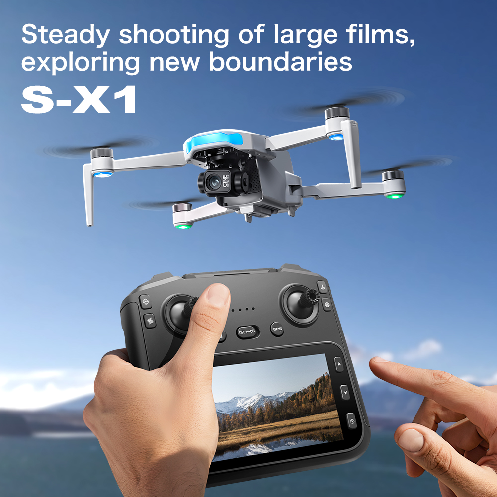 오리지널 S-X1 GPS 접이식 RC 쿼드콥터 8K 카 - Drone Gimbal Brushless 리뷰 및 가격