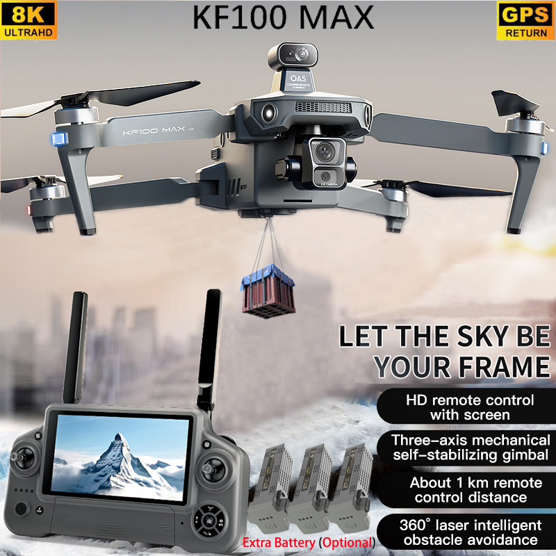 KF100 MAX GPS 드론 4K 카메라 3축 짐벌  - Drone Gimbal Brushless 리뷰 및 가격