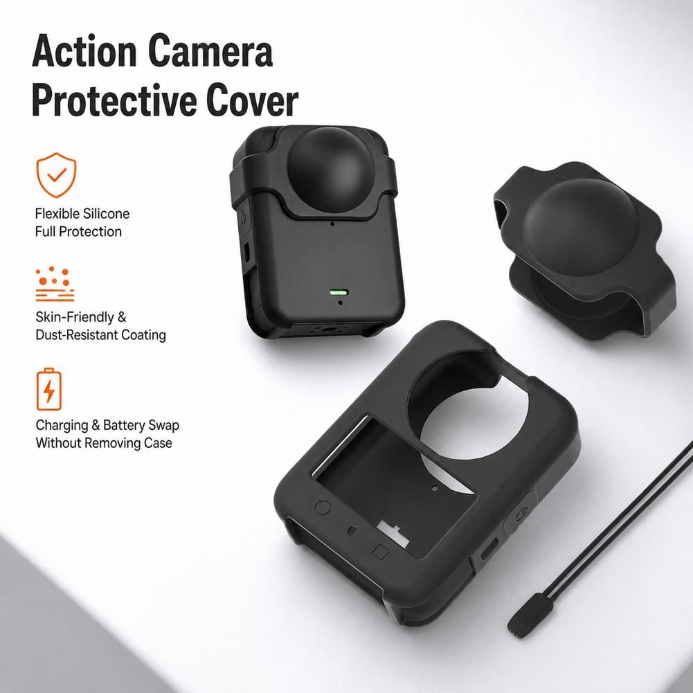 DJI Osmo 360 액션 카메라용 실리콘 보호 케이 - Drone Gimbal Case 리뷰 및 가격